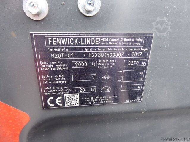 LPG Forklifts Linde H20T-01