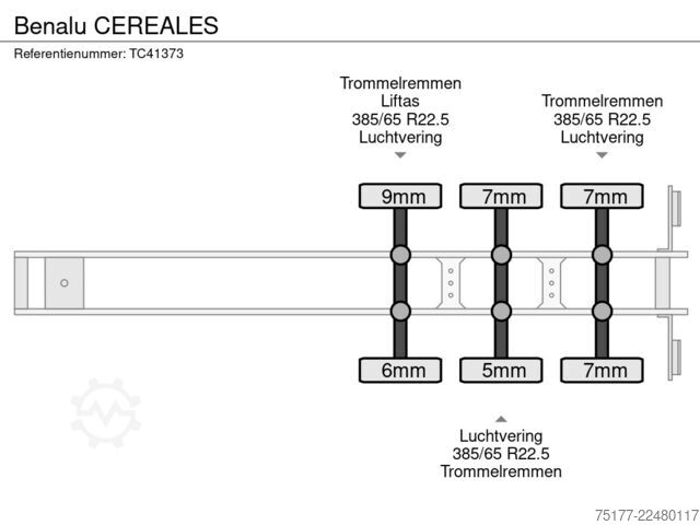 Volquete Benalu CEREALES