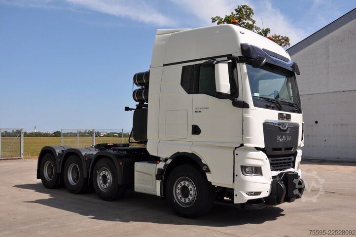משאית כבדה MAN TGX 41.640 8x4 WSK BB, 250 to push pull, Hydr.