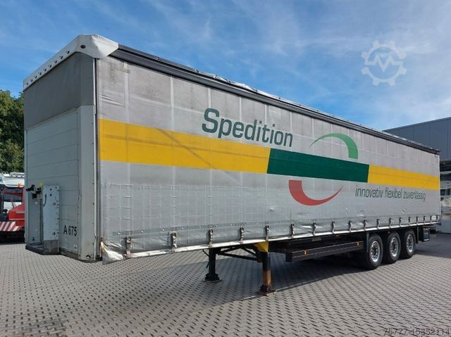 Auflieger mit Pritsche & Plane SCHMITZ CARGOBULL SCS 24- JOLODA- KONIKI- LIFT- SAF- Edscha- Porta