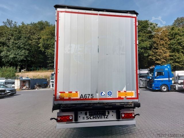 Auflieger mit Pritsche & Plane SCHMITZ CARGOBULL SCS 24- JOLODA- KONIKI- LIFT- SAF- Edscha- Porta