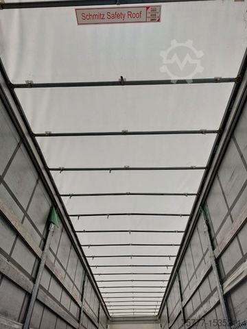 Auflieger mit Pritsche & Plane SCHMITZ CARGOBULL SCS 24- JOLODA- KONIKI- LIFT- SAF- Edscha- Porta