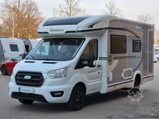 अर्ध-संयोजित कैम्पर CHAUSSON 640 Titanium Line *MJ26*Arctic*SAT+TV*165PS*Auto