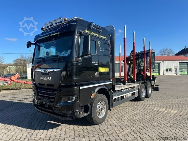 Камион за превоз на трупци MAN TGX 26.580 6x4 / Kurzholz / Tajfun 150Z96