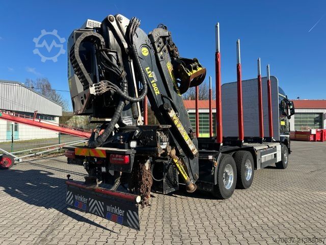 Камион за превоз на трупци MAN TGX 26.580 6x4 / Kurzholz / Tajfun 150Z96