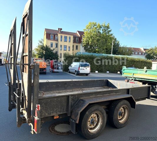 Remolque de plataforma baja BLOMENRÖHR Rampen, 4.900 kg Nutzlast, TÜV
