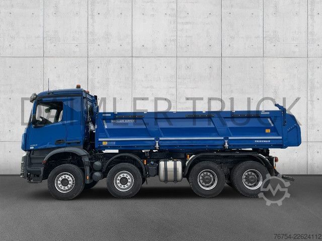तीन तरफा डंप ट्रक Mercedes-Benz Arocs 3253 K 8x4/4 Meiller TRIGENIUS Bordmatik