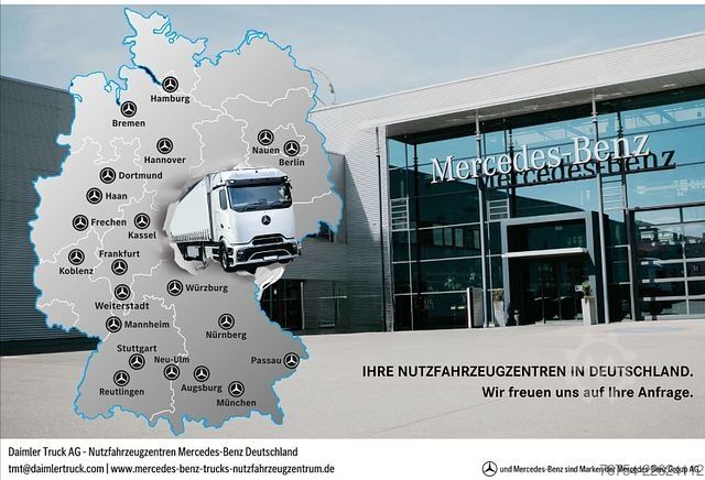 तीन तरफा डंप ट्रक Mercedes-Benz Arocs 3253 K 8x4/4 Meiller TRIGENIUS Bordmatik