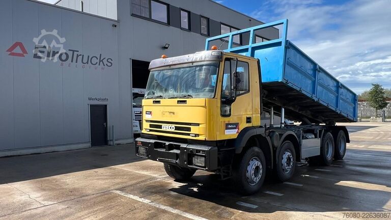 Tipper Iveco EUROTRAKKER 340 E 34 (POMPE MANUELLE / LAMES / ...