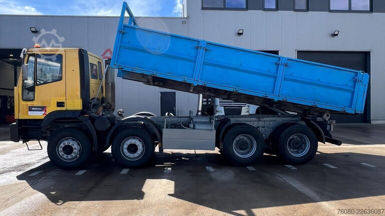Tipper Iveco EUROTRAKKER 340 E 34 (POMPE MANUELLE / LAMES / ...