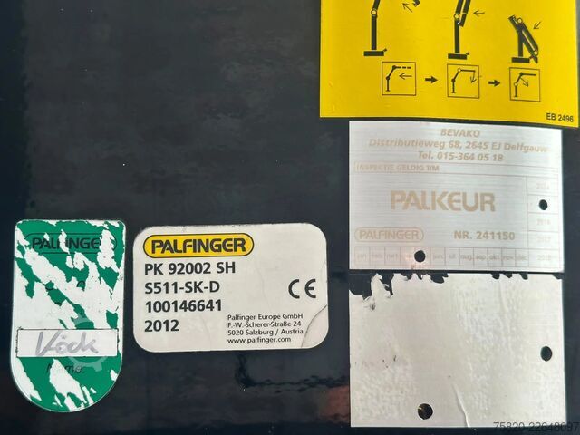 Kamion sa kranom MAN TGS 35.480 8X2 TREKKER + PALFINGER PK 92002-H K...