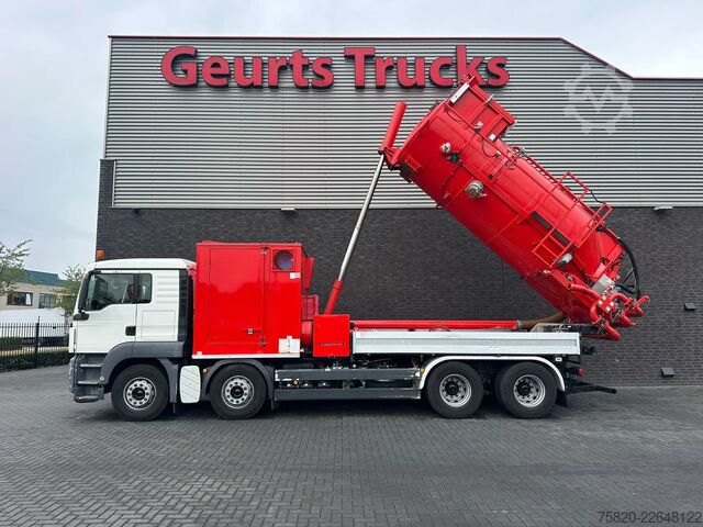 Xe hút MAN TGS 35.400 BB 8X4 + WIELAND B.V BB.8200/TG DROG...