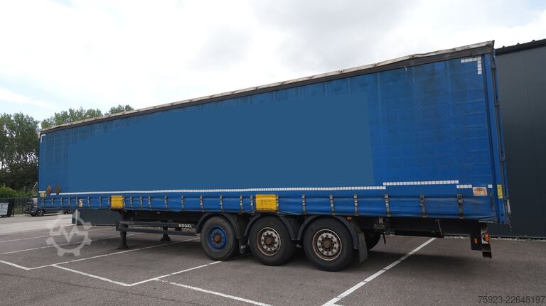 Lonas correderas Kogel 3 axle curtainside trailer with side boards