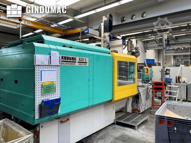 Hidraulinės įpurškimo liejimo mašinos Arburg Allrounder 820 S 4000-2100