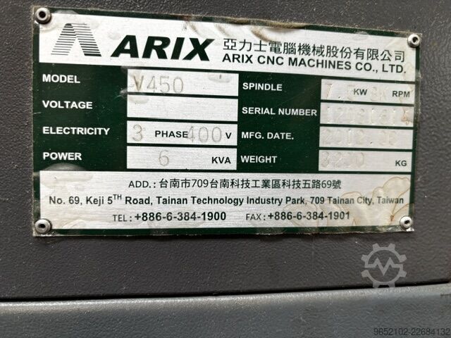 CNC soustruh ARIX V450
