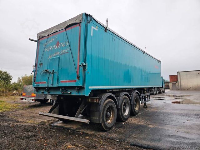 Kiperska poluprikolica REISCH 50 cbm Alumulde, Lift, Kornschieber