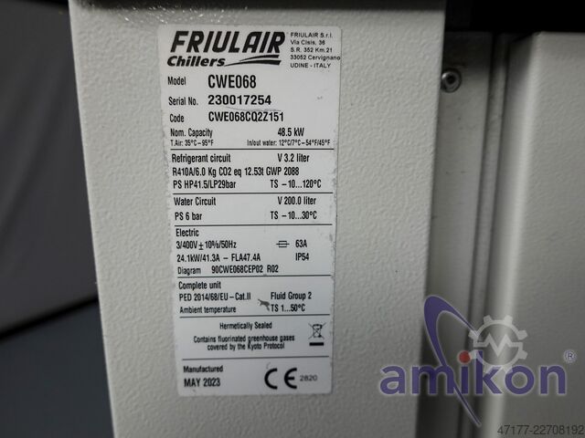  Friulair CWE068 Kaltwassersatz Chiller