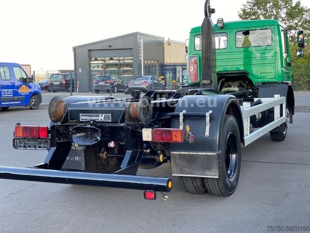 Camión portacontenedores de gancho MERCEDES-BENZ 1417 Abroller Tüv / H- Kennzeichen /