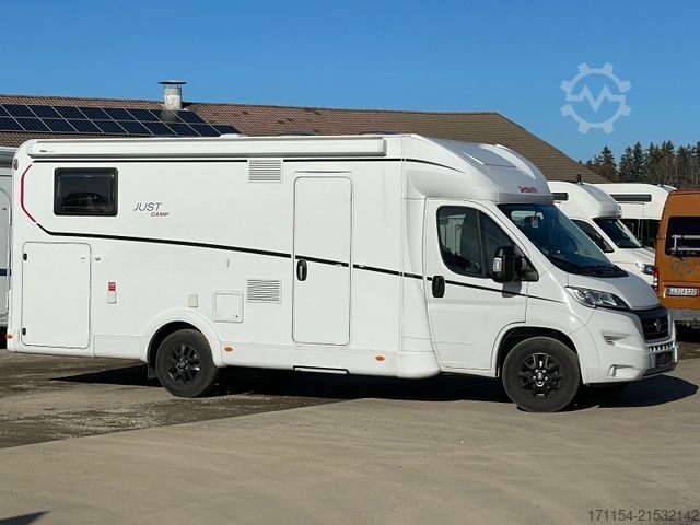 Yarı entegre karavan DETHLEFFS Just T 7052 EB mit Hubbett,Fiat,Markise,RFK