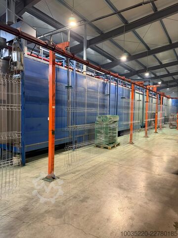LINEA AUTOMATICA DI VERNICIATURA A POLVERE Nordson 