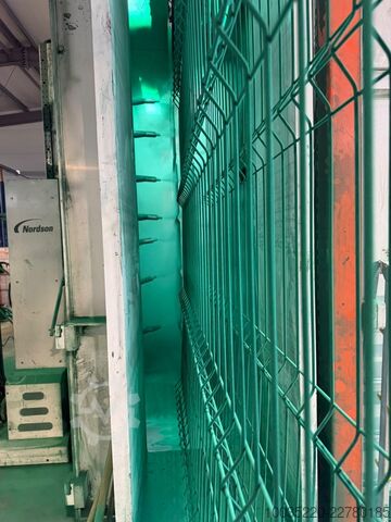 LINEA AUTOMATICA DI VERNICIATURA A POLVERE Nordson 