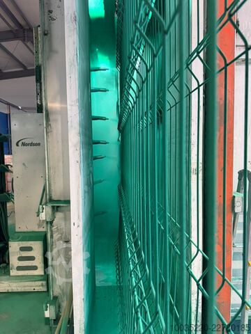 LINEA AUTOMATICA DI VERNICIATURA A POLVERE Nordson 
