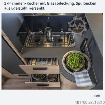 Daļēji integrēta kemperis Knaus L!VE TI 650 MEG Platinum Selection TraumMobil*160*Autom*L-Sitz