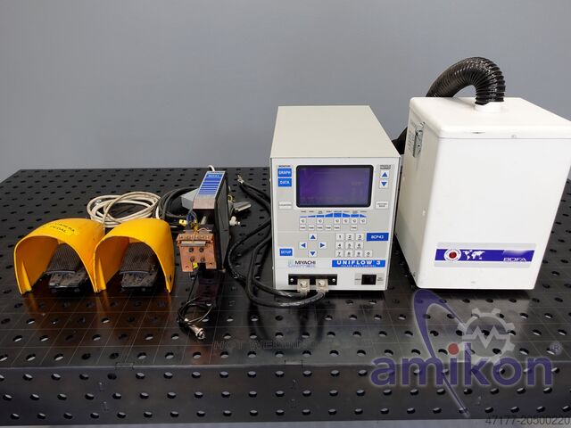 Resistance welding machine + extraction system Miyachi Unitek UNFD4/240 + BOFA V200