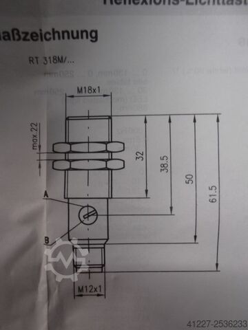 Bariera świetlna odblaskowa Leuze RT-318M/P-200-S12