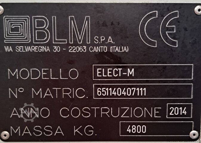 ELEKTRO/HYDRAULISK RØRBUKNINGSMASKINE BLM ELECT 52 Blm CURVATUBI ELETTRO/IDRAULICA BLM ELECT 52
