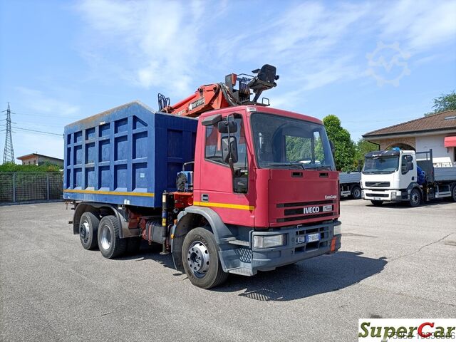 Kippwagen mit Kran Iveco EUROCARGO 150E23