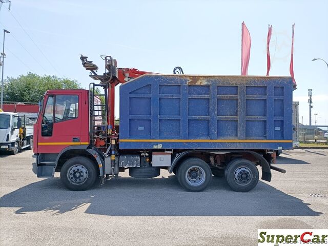 Kippwagen mit Kran Iveco EUROCARGO 150E23