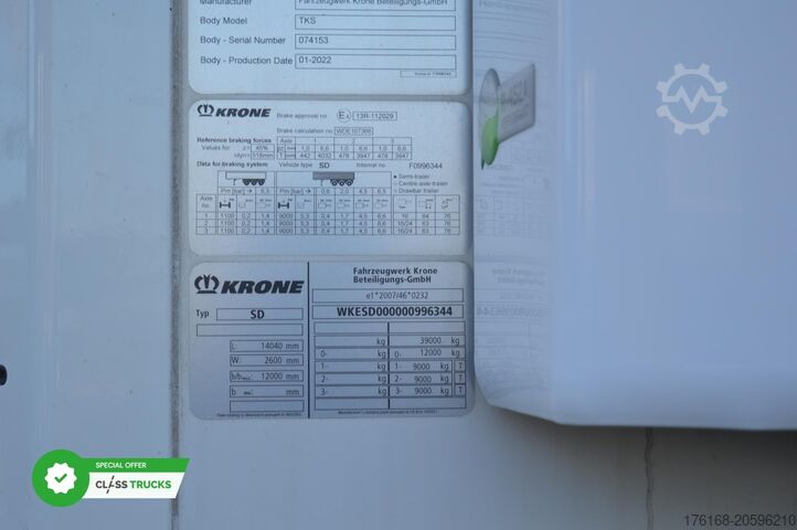 рефрижераторный полуприцеп KRONE SDR Cool Liner FP 60 ThermoKing SLXi 300