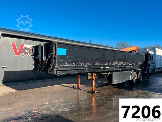 Naczepa LANGENDORF SSH 20/25 Steinauflieger mit Kran