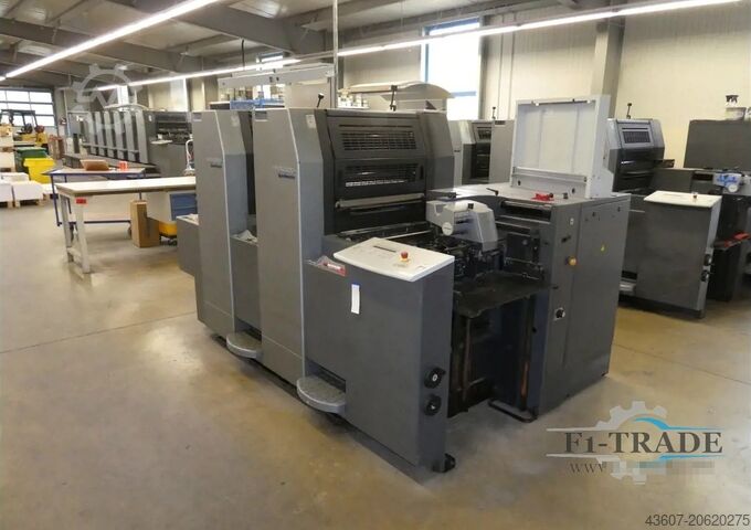 2-värinen arkkisyöttöinen offsetpainokone Heidelberg SM 52-2