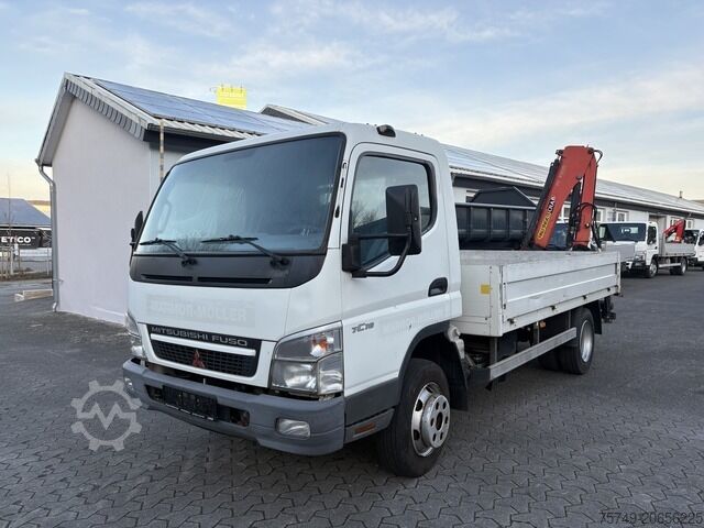 Pritschenwagen Fuso FUSO 7C18 Canter Pritsche 3.8m Kran 2x hydr.
