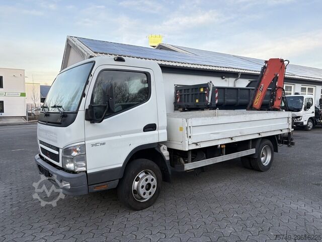 Pritschenwagen Fuso FUSO 7C18 Canter Pritsche 3.8m Kran 2x hydr.