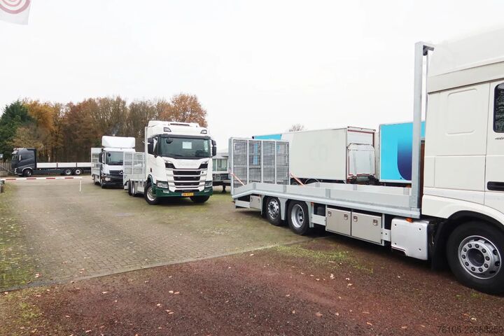 Car transporter Mercedes-Benz Actros 1936 LL Machine Oprijwagen