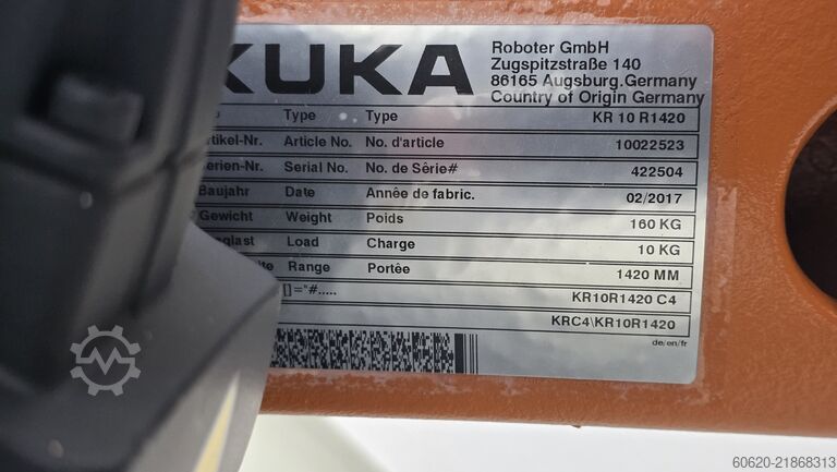 Industrijski robot KUKA KR 10 R1420 + KR C4