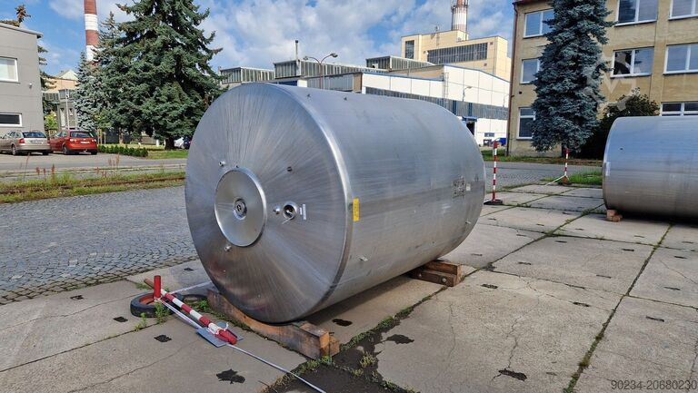 Serbatoio di miscelazione verticale FIB Apparatenbouw in acciaio inox (AISI 316) da 6.000 litri FIB APPARATENBOUW B.V. 6,000 Litre