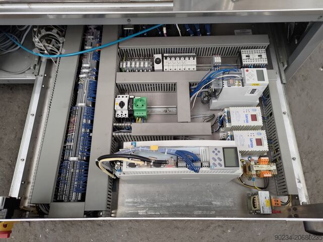 PAGO System 520 AL ওয়্যারএরাউন্ড লেবেলিং সিস্টেম, ৪৮০০ বোতল/মিনিট। PAGO System 520 AL