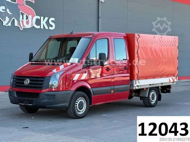 Schuifzeil bestelwagen VOLKSWAGEN Crafter 35 Doppelkabine Pritsche + Plane