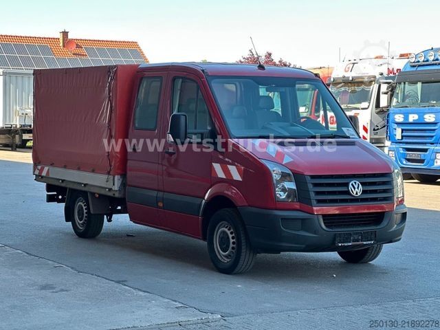 Schuifzeil bestelwagen VOLKSWAGEN Crafter 35 Doppelkabine Pritsche + Plane