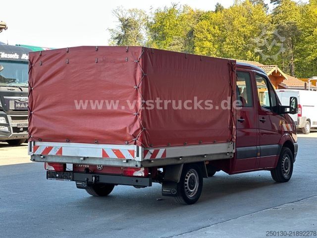 Schuifzeil bestelwagen VOLKSWAGEN Crafter 35 Doppelkabine Pritsche + Plane