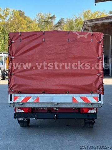 Schuifzeil bestelwagen VOLKSWAGEN Crafter 35 Doppelkabine Pritsche + Plane