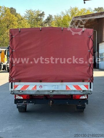 Schuifzeil bestelwagen VOLKSWAGEN Crafter 35 Doppelkabine Pritsche + Plane