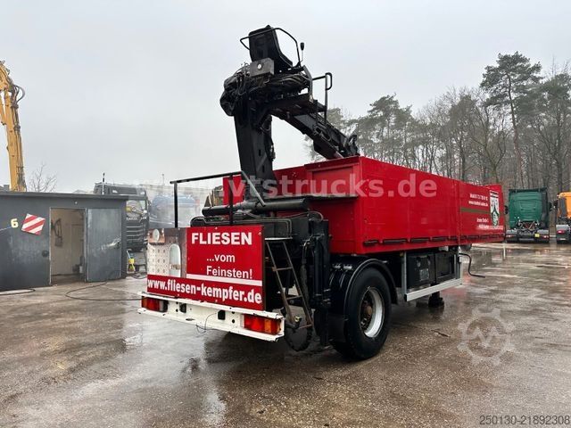 Open oplegger  1.Achs Baustoff-Pritsche / TEREX 125.2 LK & ZWL