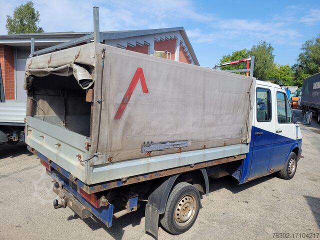 Düz yataklı ve brandalı taşıyıcı Volkswagen LT 28 Doka Pritsche/Plane AHK