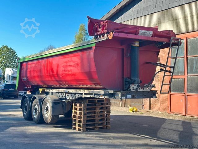 Trailer truk bak jungkit LANGENDORF SKS-HS 24/30 Cramaro Verdeck SAF Lift Alufelgen