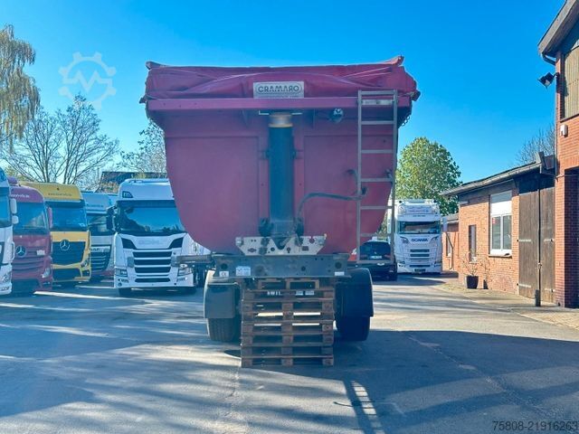 Trailer truk bak jungkit LANGENDORF SKS-HS 24/30 Cramaro Verdeck SAF Lift Alufelgen